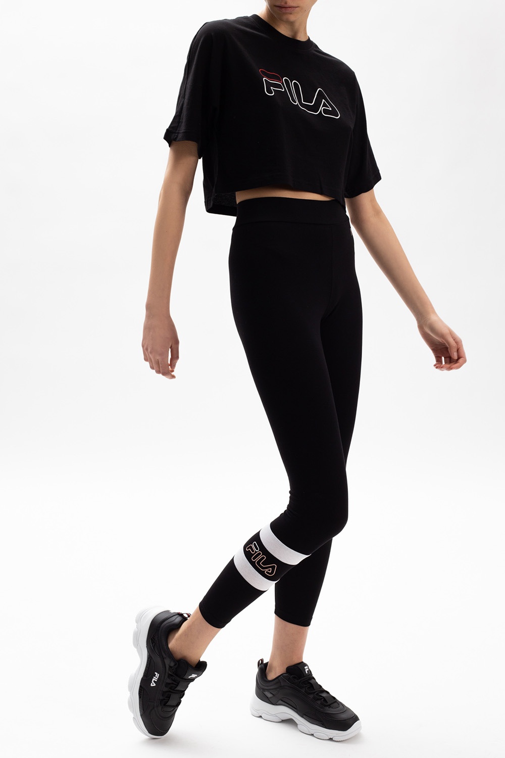 Fila logo shop panel leggings